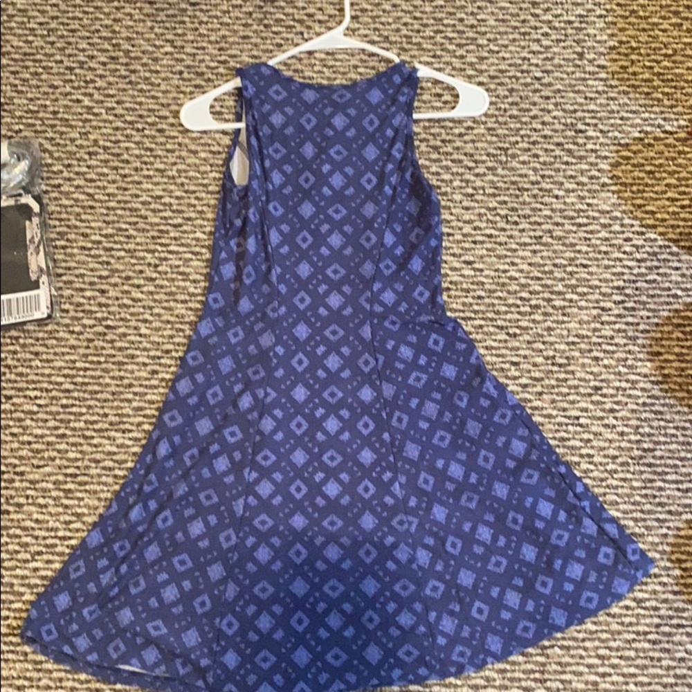 Blue Patterned Dress - Picture 2 of 2